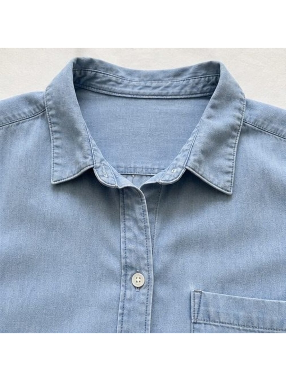 Ivory V Neck Top - Picture 4 of 6